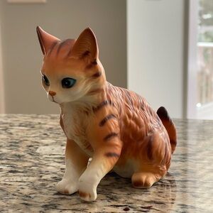 Vintage Lefton Tabby Cat Figurine